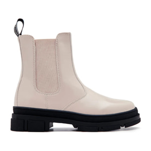 Botas Chelsea Beige B&W
