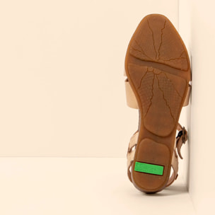 Sandalias N5207 NOBUCK LAVADO CREAM/ STELLA color Cream