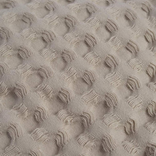 INTRECCI Accappatoio Tinta Unita Nido d’Ape 100% Cotone, Accappatoio Unisex Adulto con Cappuccio e Cinture