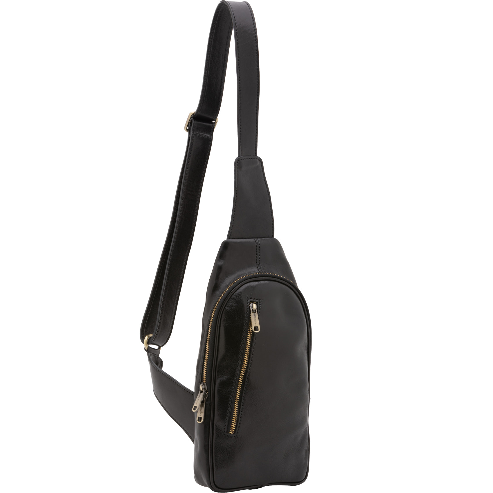 Borsa a tracolla  da uomo In Vera pelle Made in Italy 35x16x5 cm