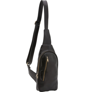 Borsa a tracolla  da uomo In Vera pelle Made in Italy 35x16x5 cm