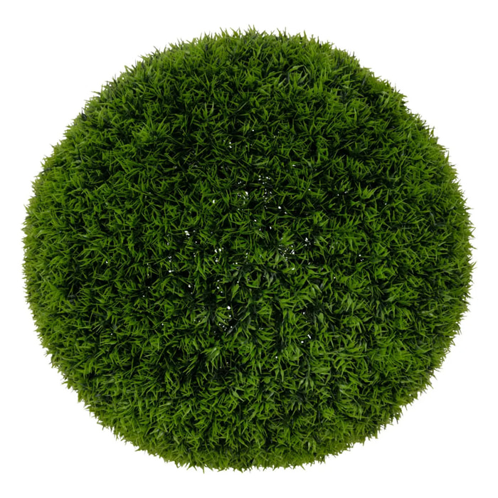 Boule de buis artificiel "Carly" vert D37cm