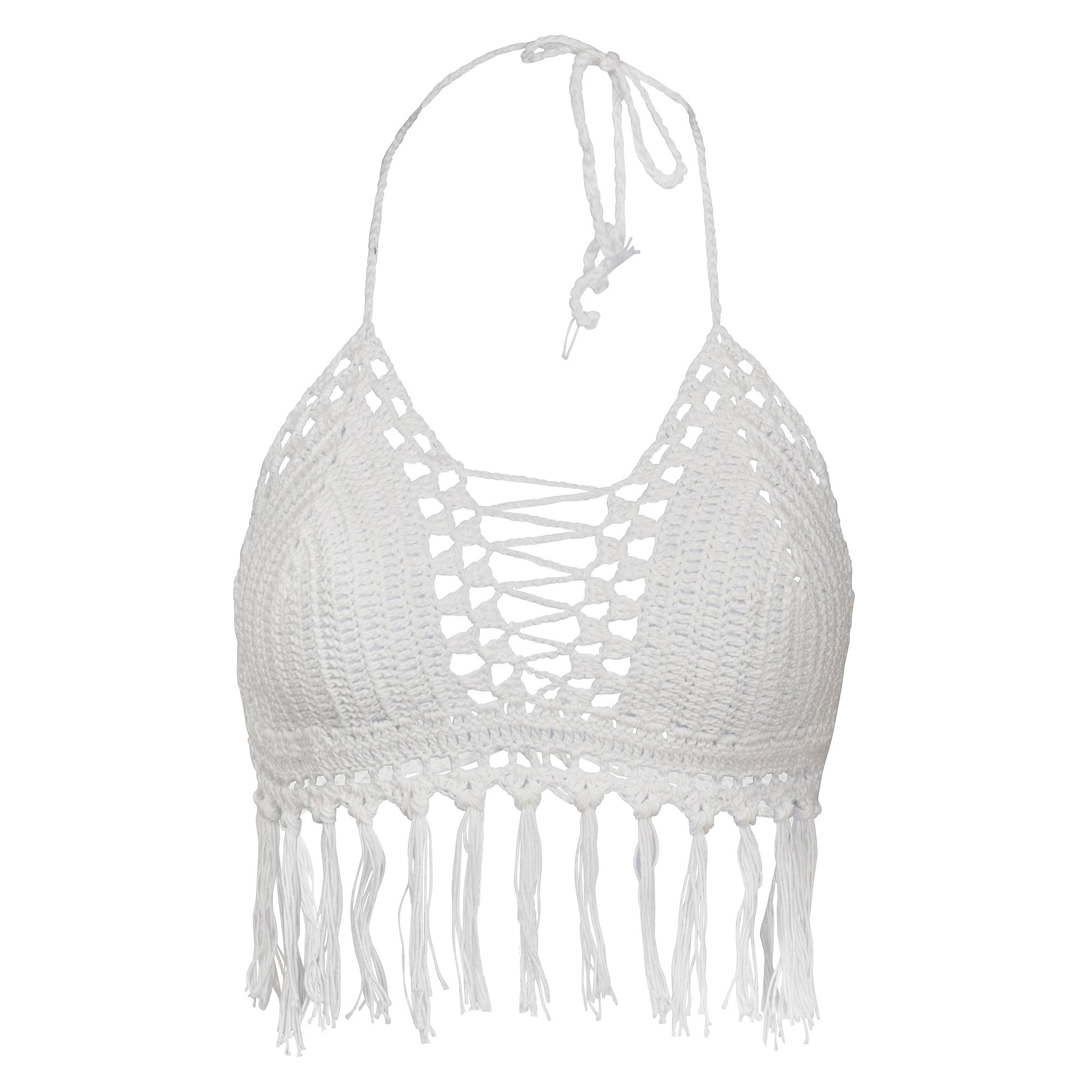 Bikini weavefringe blanco