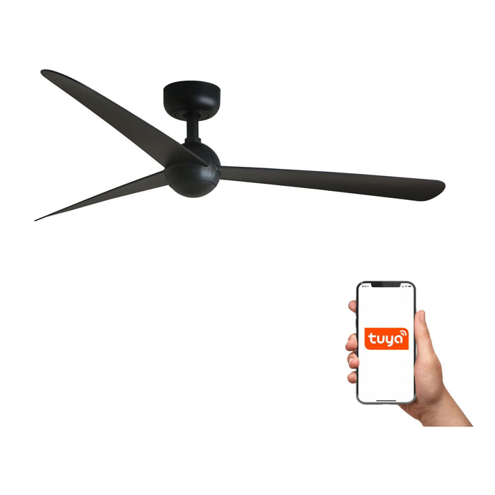 SFERA M Ventilateur de plafond noir TUYA