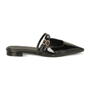 Sabot neri in vernice