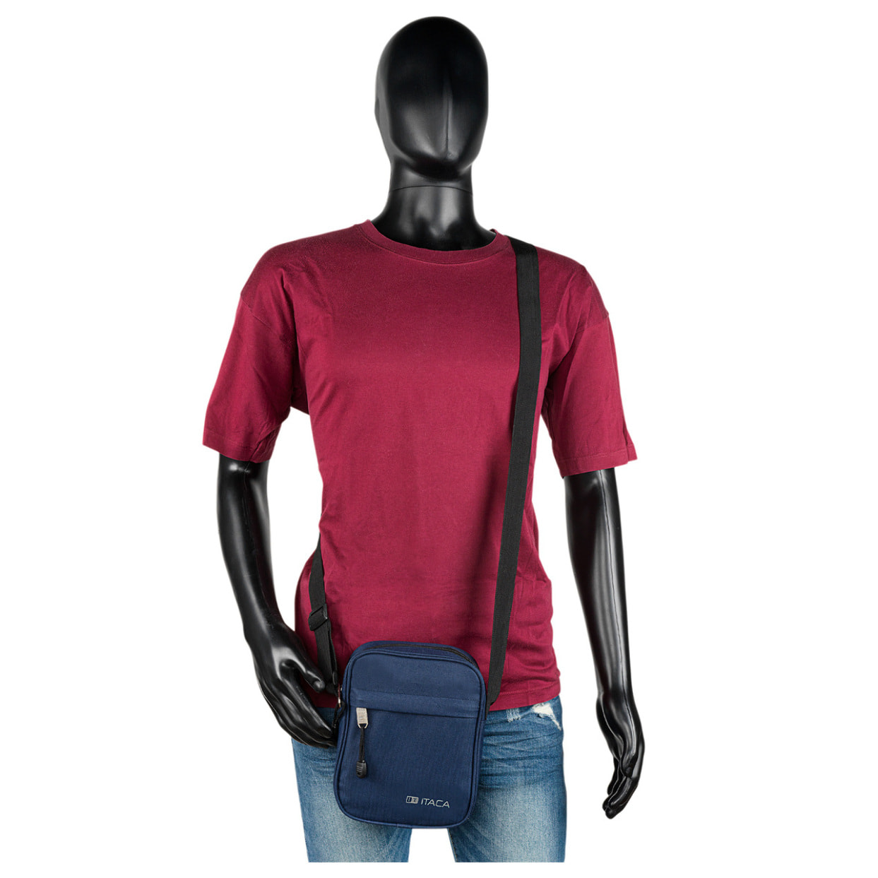 Bandolera Hombre Vegana Itaca Spey Azul Marino