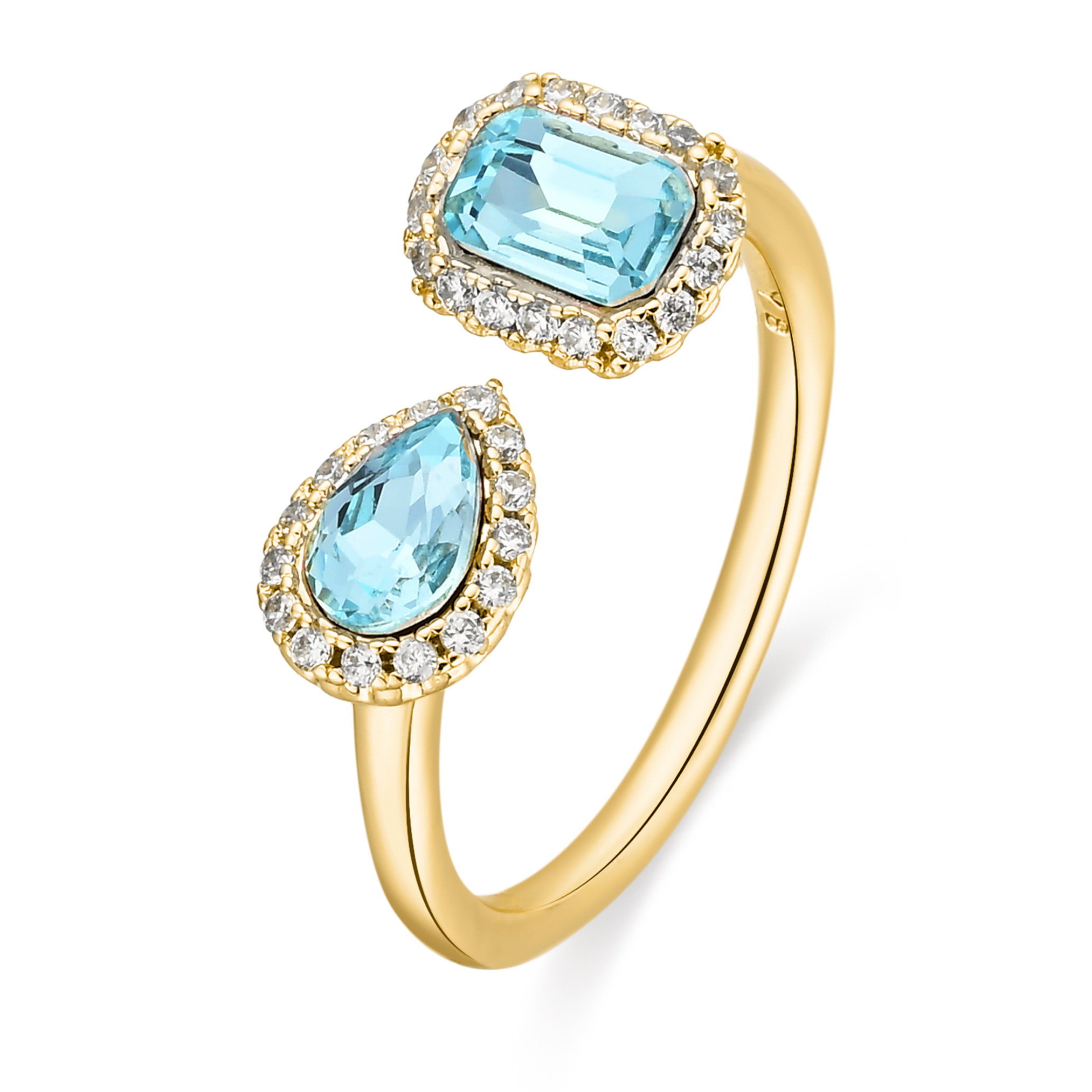 Anillo Myne acabado oro amarilo 18k