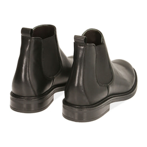 Chelsea boots neri in pelle di vitello