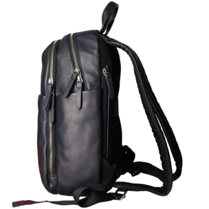 Zaino  da uomo In Vera pelle Made in Italy 26x39x16 cm