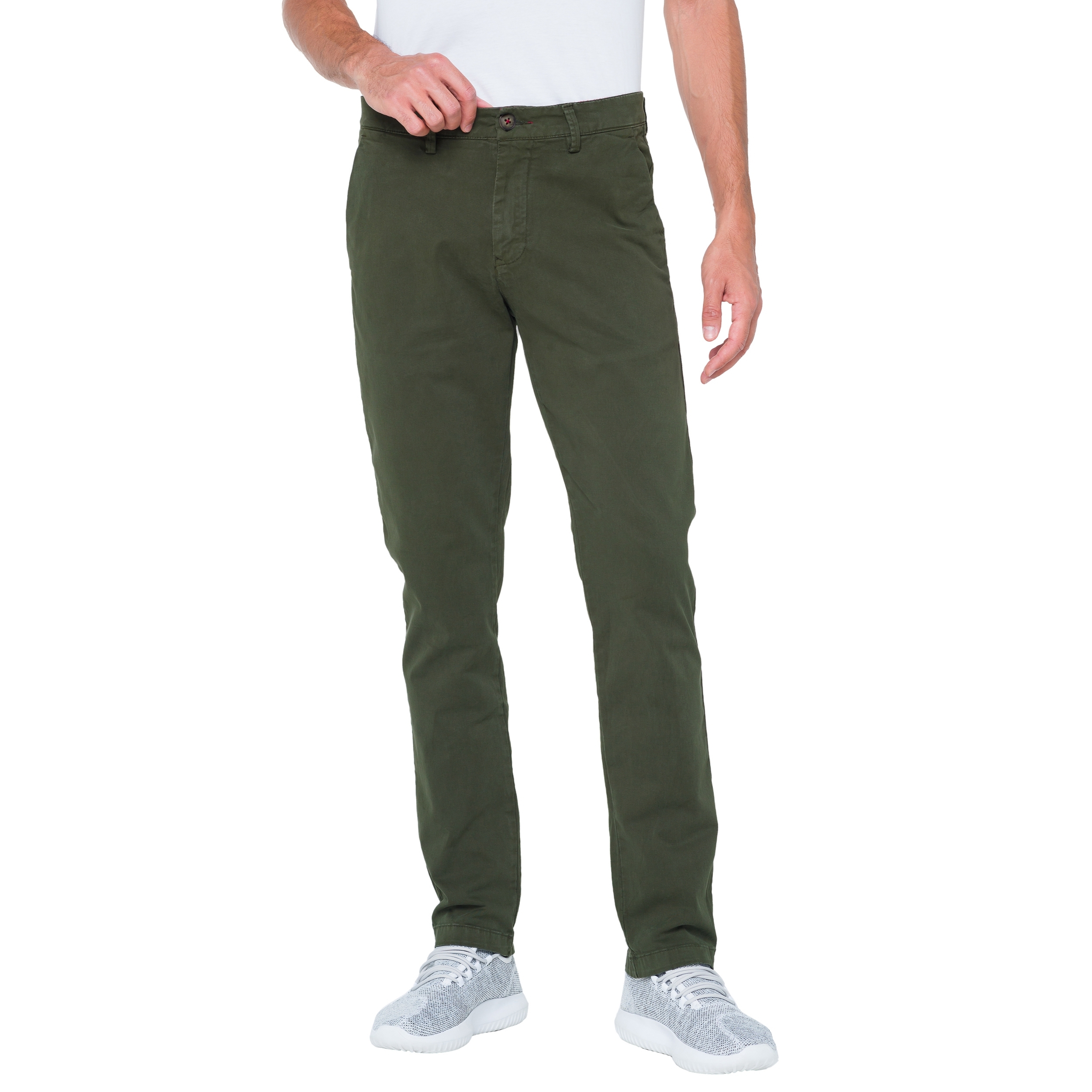 Pantalone Hot Buttered chinos Tjapukai verde militare