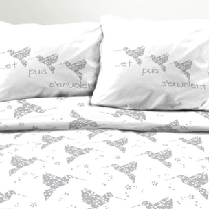 Parure housse de couette 3pcs 100% coton 57fils origasie