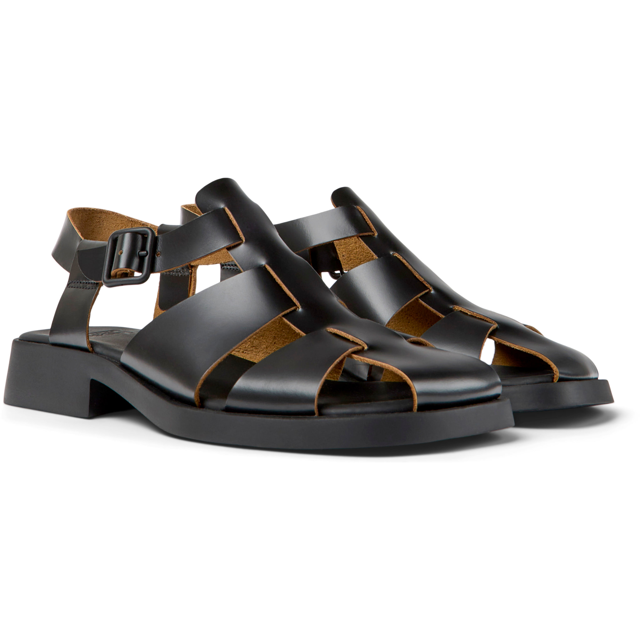 Sandalias - CAMPER Dana - Negro - Cuero liso