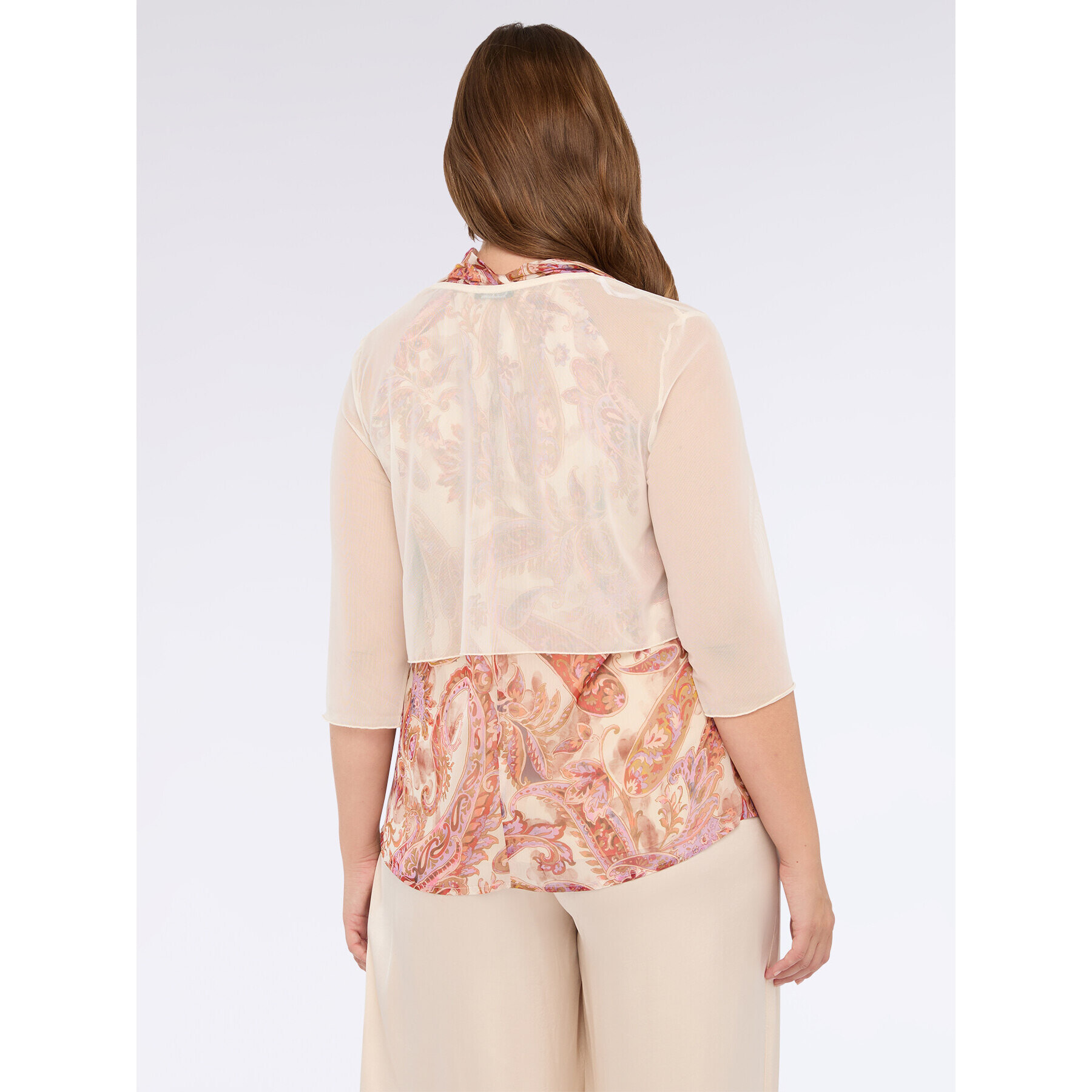 Fiorella Rubino - Coprispalle in tulle - Beige