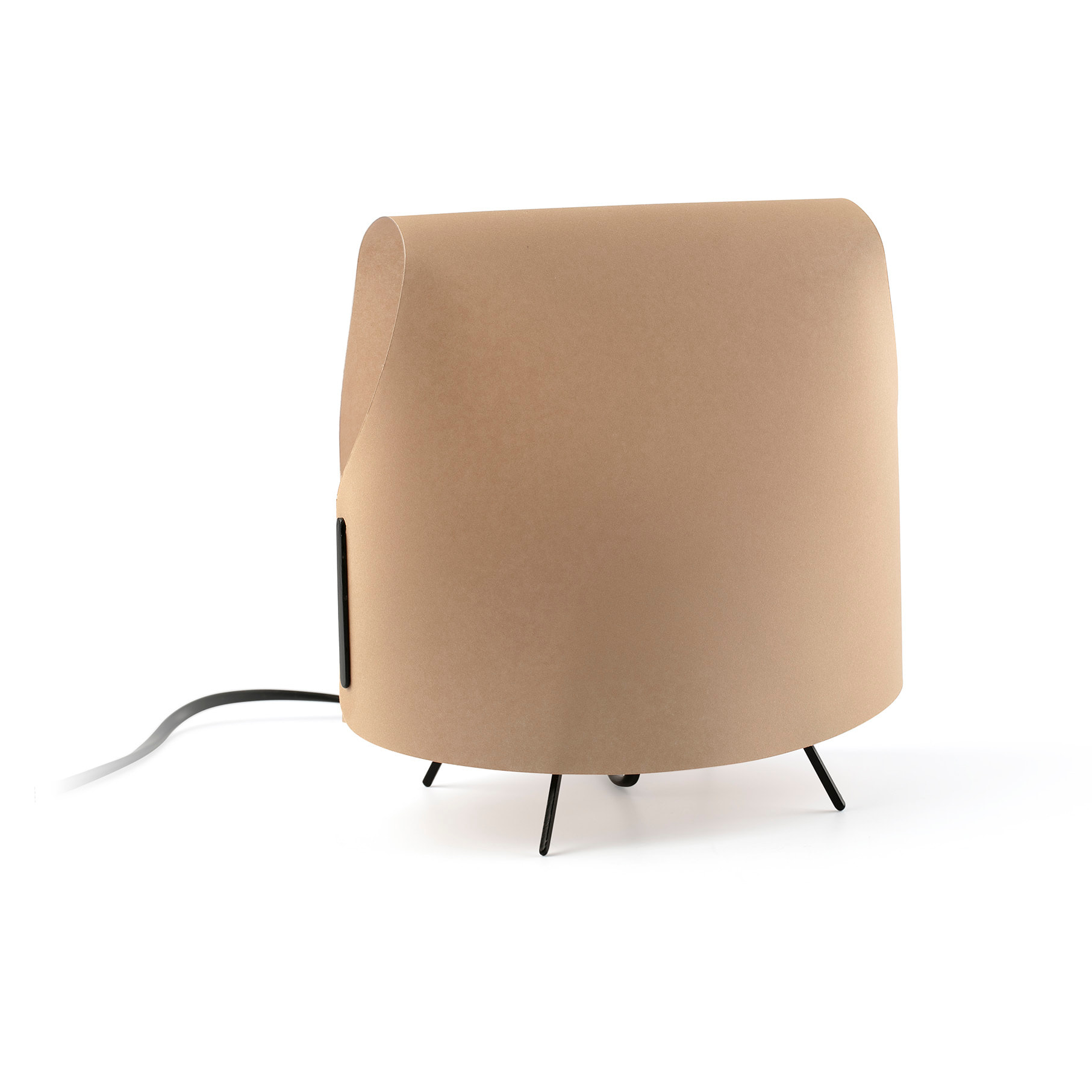 LUANG XS Lampe table noire/camel