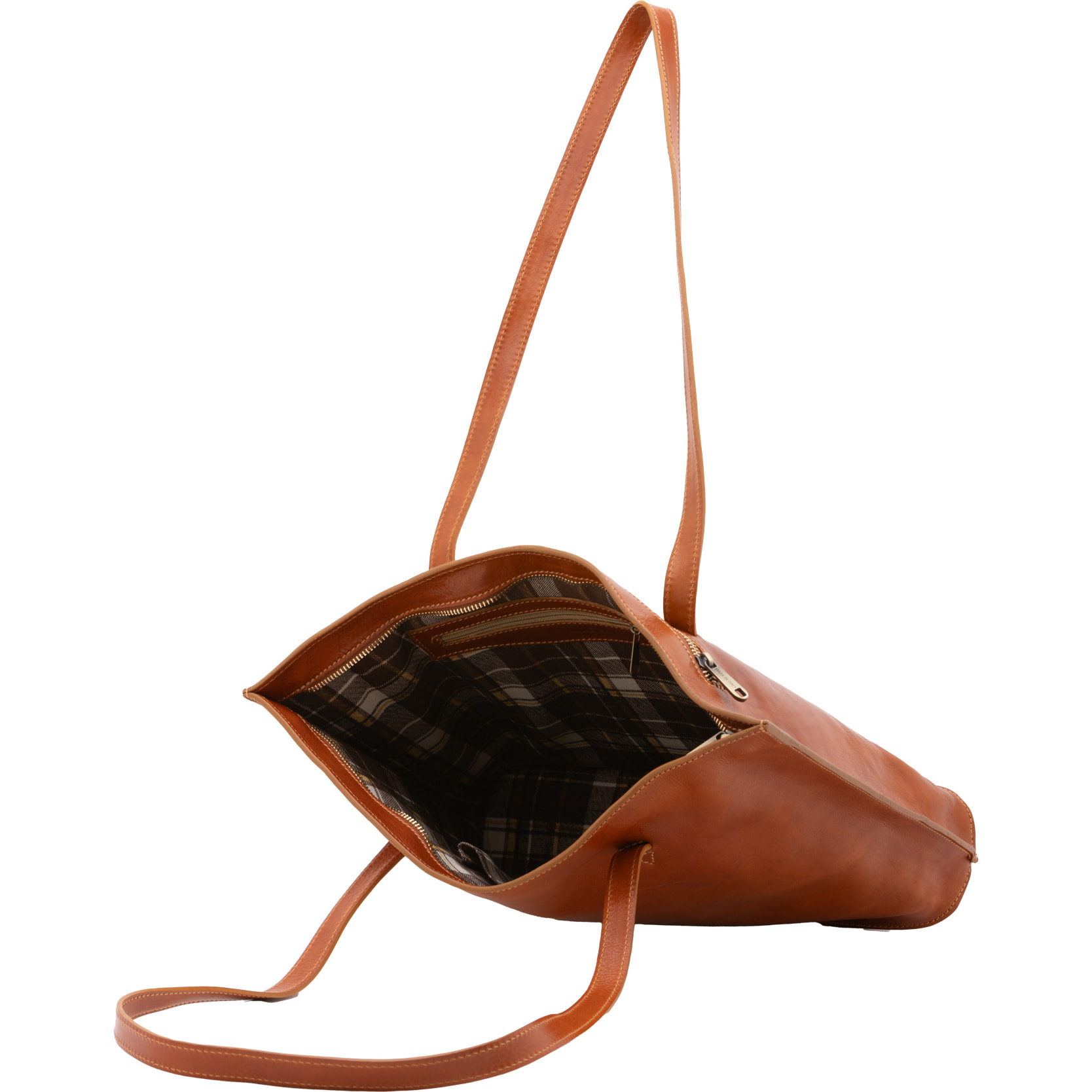 Borsa a spalla  da donna In Vera pelle Made in Italy 31x43x10 cm