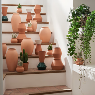 Vase "Ali" - rose terracotta - H30 cm