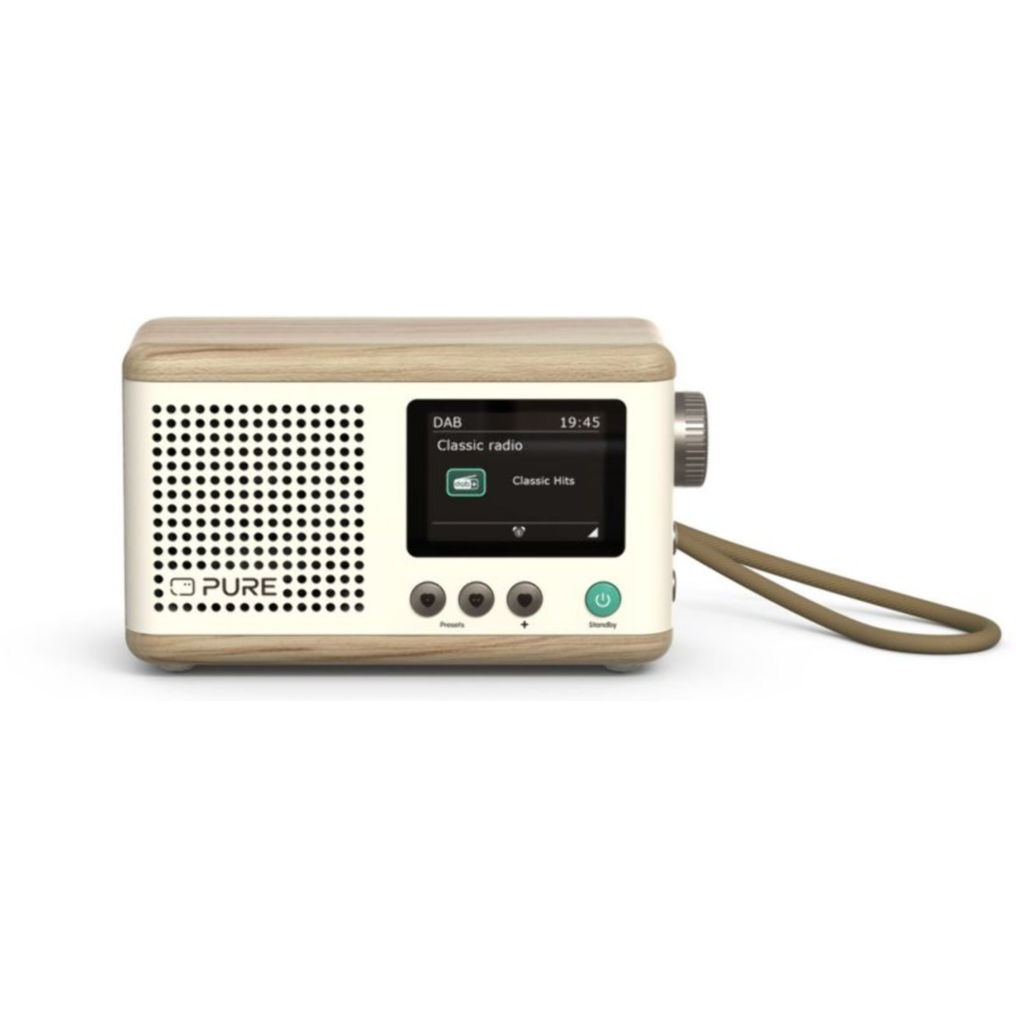 Radio DAB PURE Classic Mini Cotton White/Oak