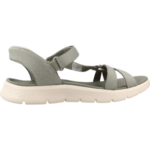 Sandalias Mujer Slip-ins  Go Walk Flex Verde