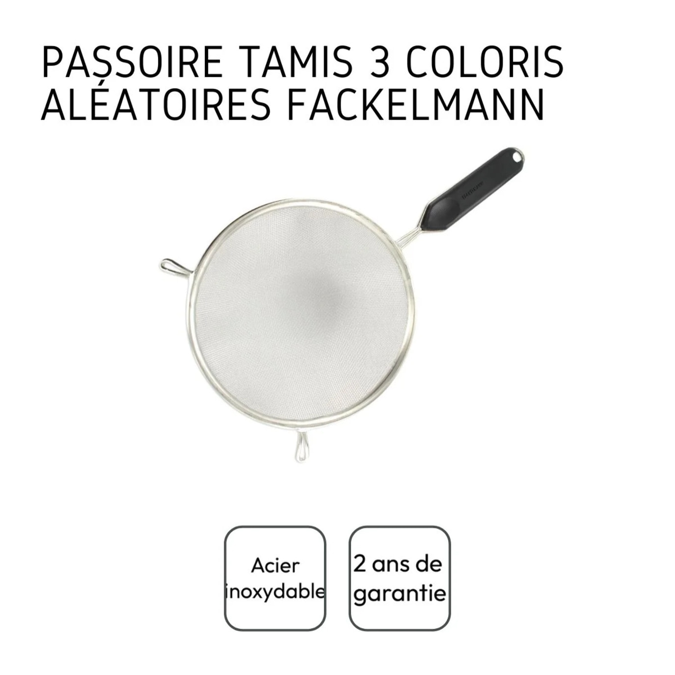 Set de 2 ustensiles de cuisine passoire Fackelmann Basic
