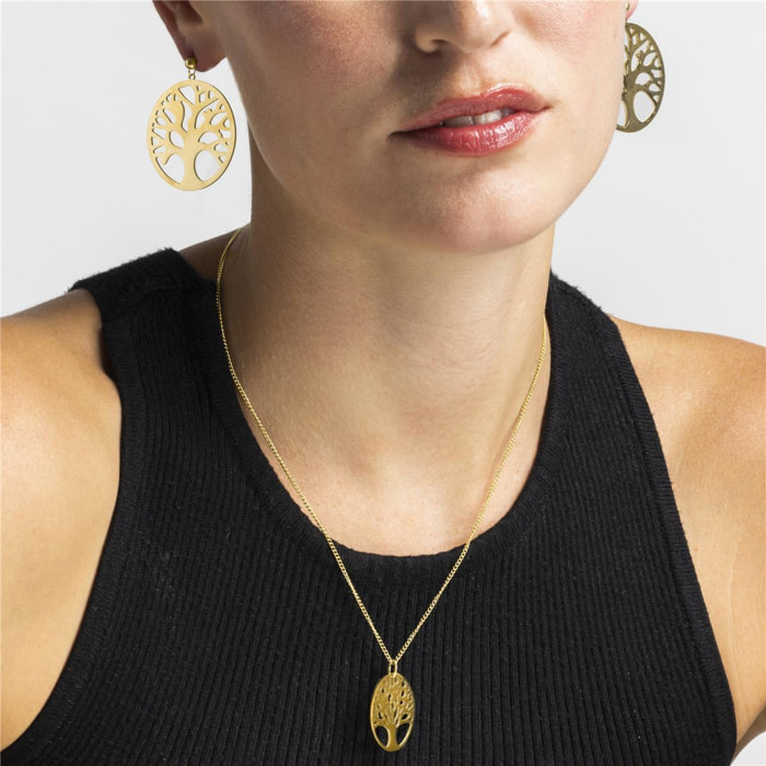 Collar acabado oro 18k