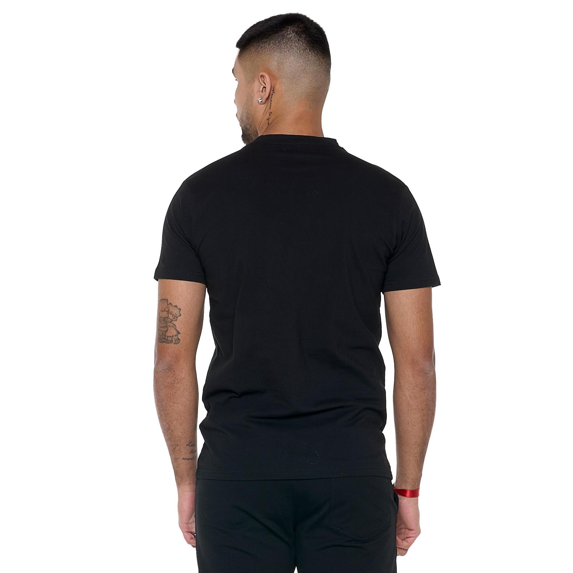 T-shirt da uomo a maniche corte con logo oro "Authentic Gold"