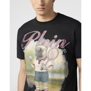 PHILIPP PLEIN Round Neck T-Shirt New York Tennis