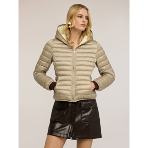 Motivi - Plumífero ligero con capucha - Beige