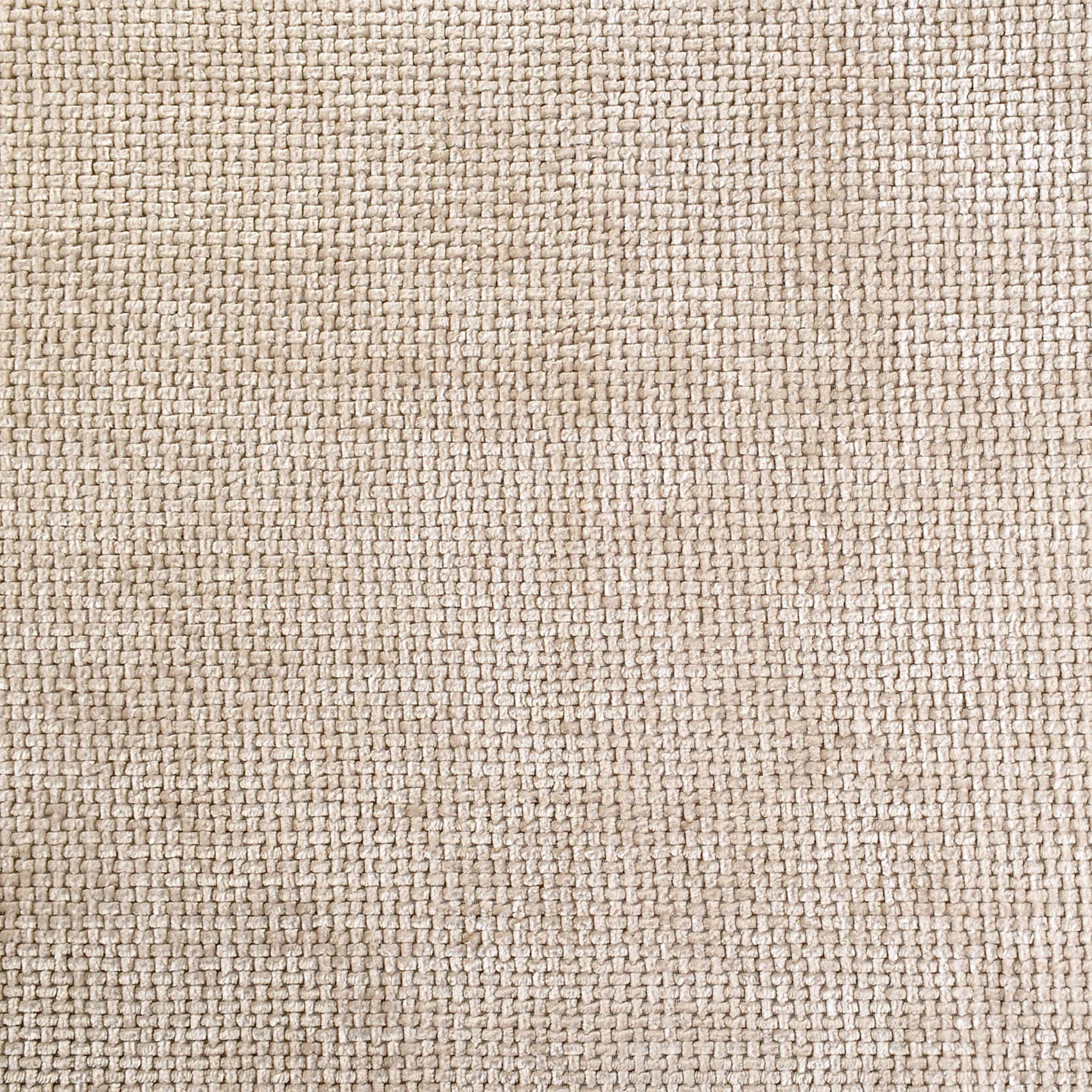 Rideau thermique et phonique velours chenille - Blanc cassé