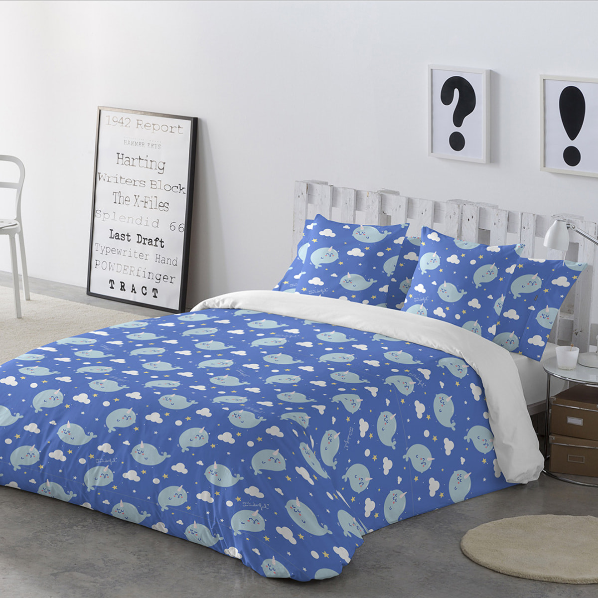 Funda de almohada 45x110 cm (cama de 90 cm) NARVAL
