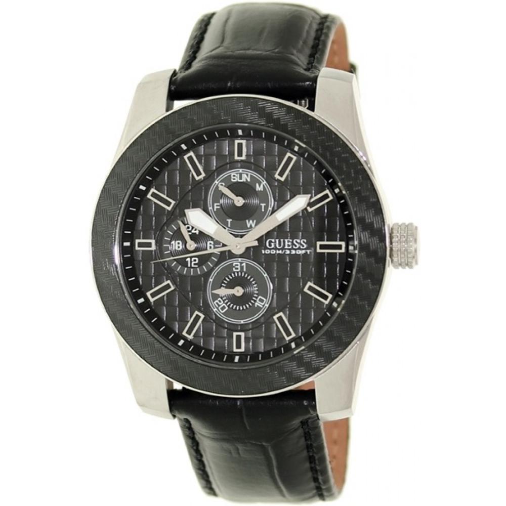 Orologio GUESS Pelle Nero