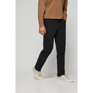 Pantalón chino Vanya negro con bordado Polo Club