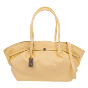 Bema Bolso Tote Mujer. Piel auténtica Dollaro