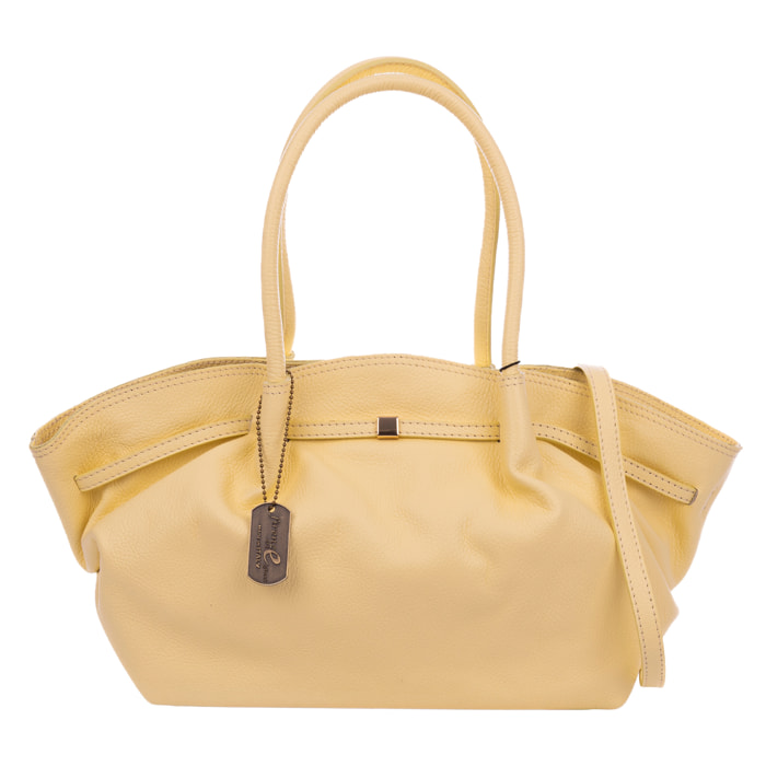 Bema Bolso Tote Mujer. Piel auténtica Dollaro