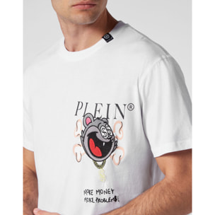PHILIPP PLEIN T-shirt Round Neck SS Patch Money