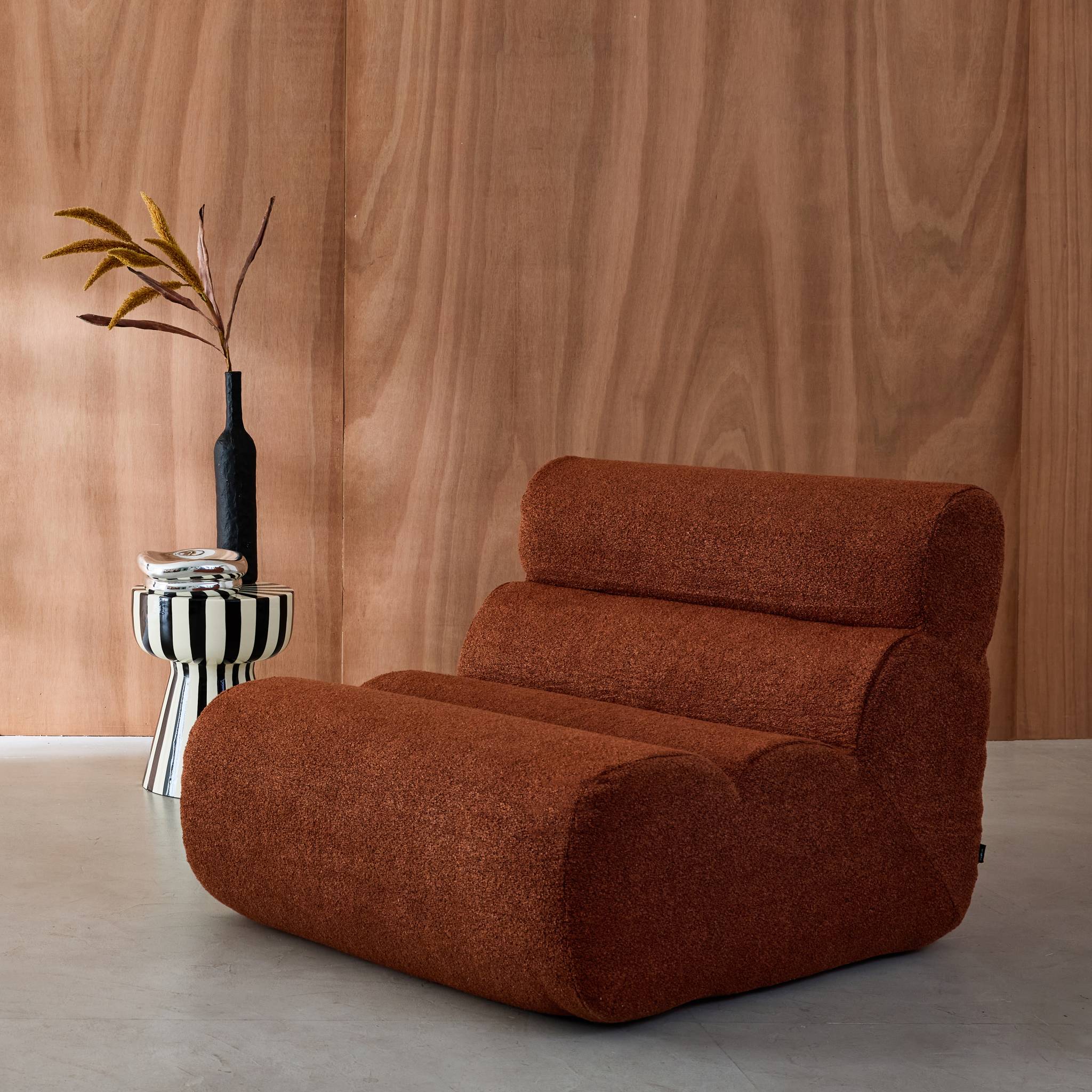 Chauffeuse bouclette texturée 1 place NOVA