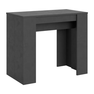 Console extensible 90x48/308 cm Basic Anthracite Spatulé