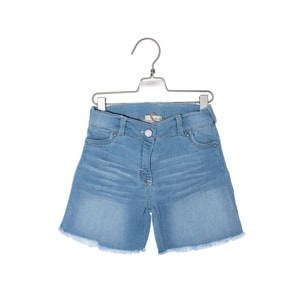 Pantaloni in Tessuto Effetto Jeans