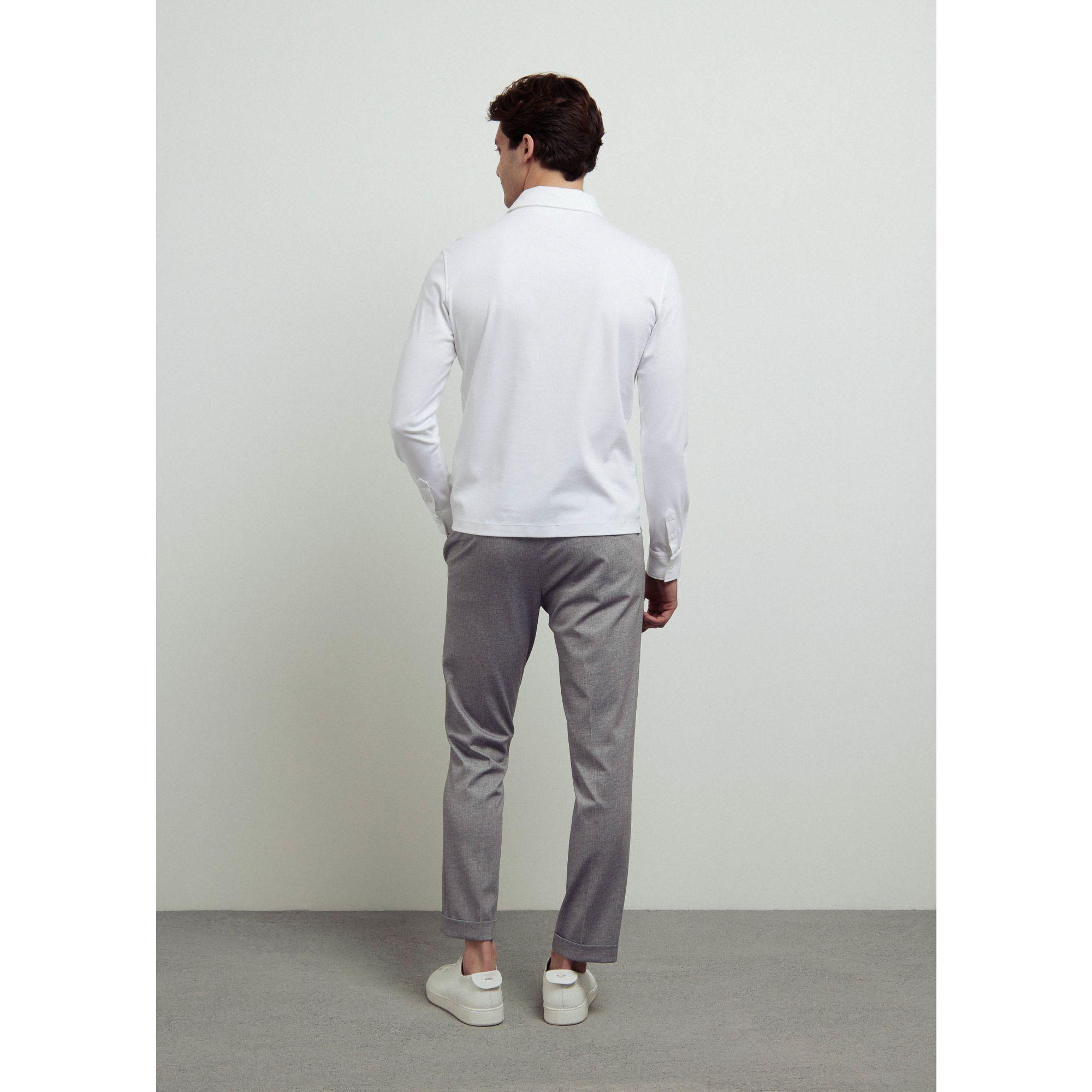 PANTALONE GRIGIO CHIARO CONBIPEL