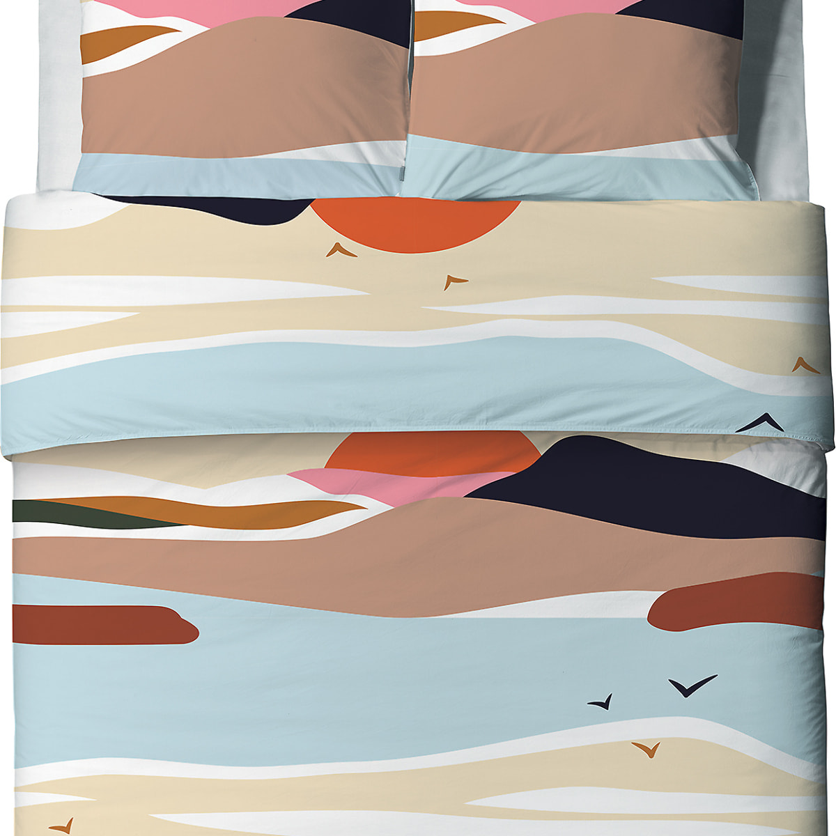 Parure Housse De Couette 3pcs 100% coton 47fils Safa