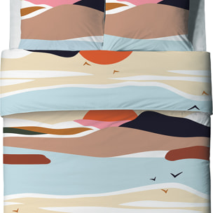 Parure Housse De Couette 3pcs 100% coton 47fils Safa