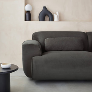 Canapé 3 places velours côtelé WALLAS