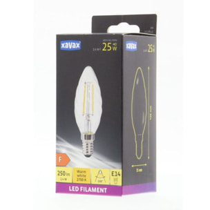 Ampoule LED connectée XAVAX LED E14 1.5W Flamme