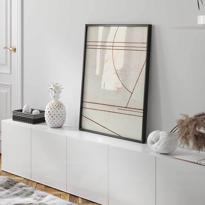 Affiche abstrait minimaliste  Mood Affiche seule
