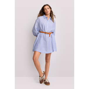 Kocca - Abito a righe modello chemisier Donna, Righe, Colletto di camicia