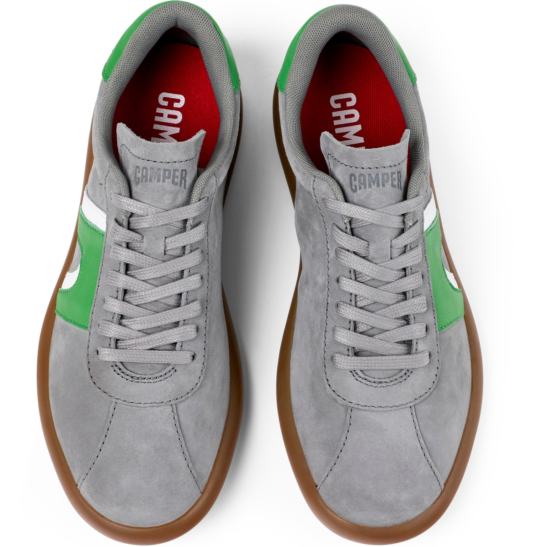 Sneakers - CAMPER Pelotas Soller - Grigio - Pelle nabuk