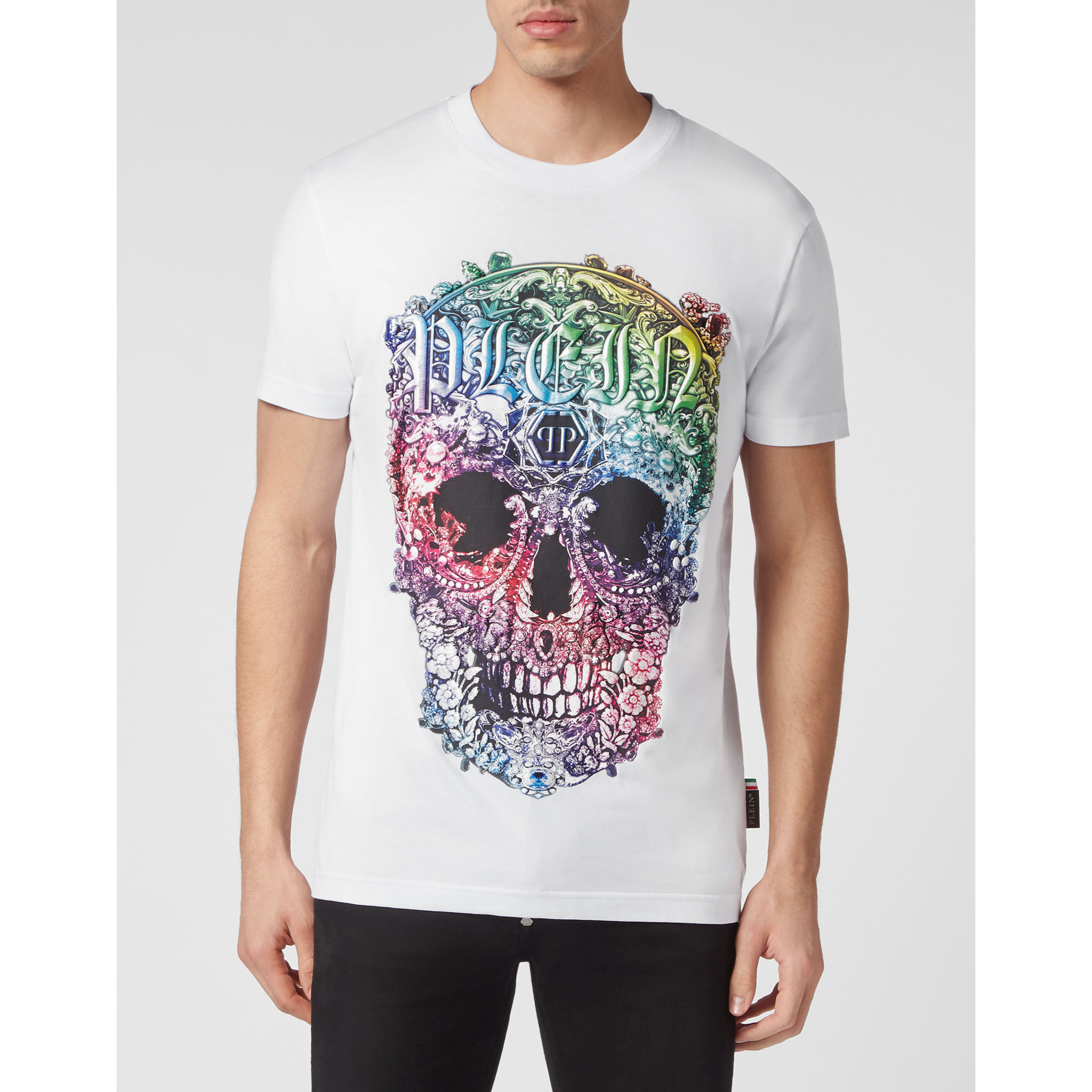 PHILIPP PLEIN Camiseta Cuello Redondo SKULL