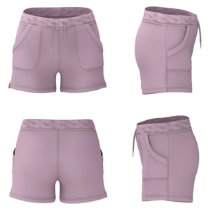 Pantaloni Corti Kappa Donna Logo Caber Viola