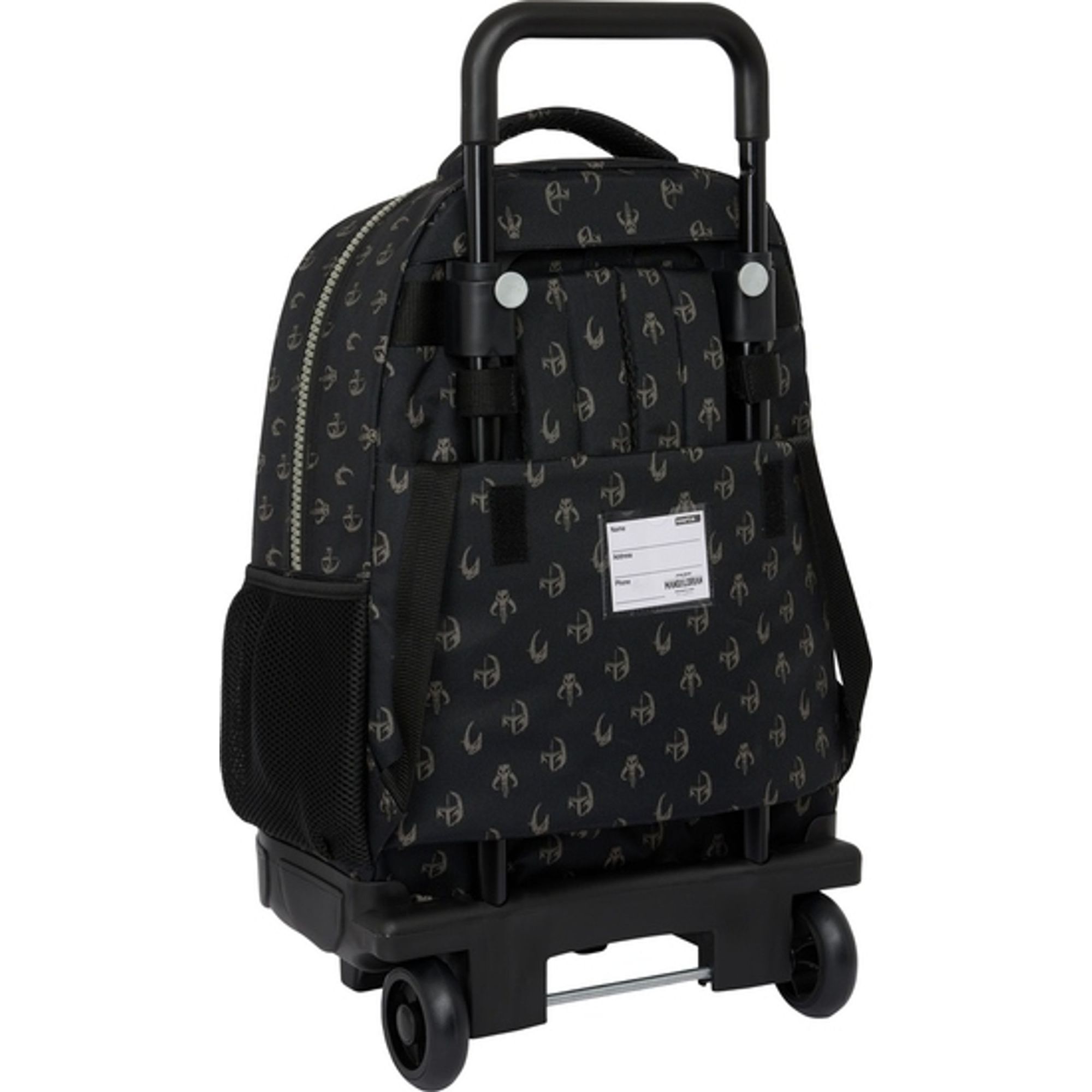 Mochila gde. c/ruedas compact extraible the mandalorian "this is the way"