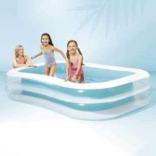 Intex Piscina Gonfiabile Family rettangolare, 262x175x56 cm