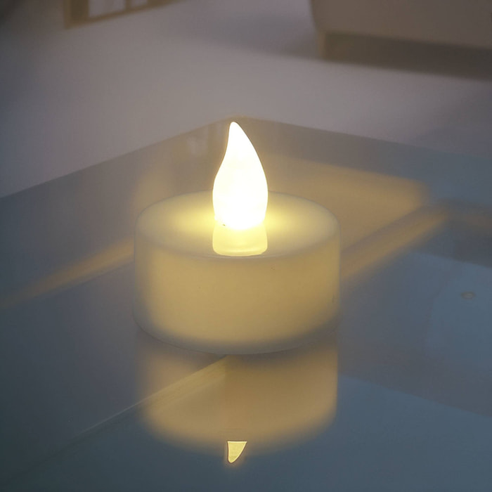 Conjunto de 15 Lamparillas LED Parpadeantes de Efecto Real